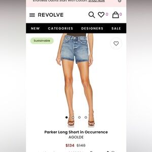 Agolde Parker long short